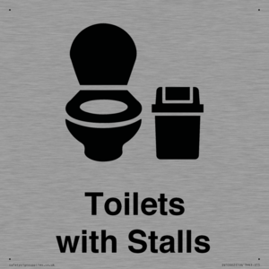 Toilets: Stalls with Sanitary Bin